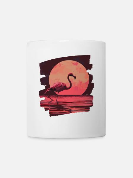 Flamingo - Tasse - Weiß