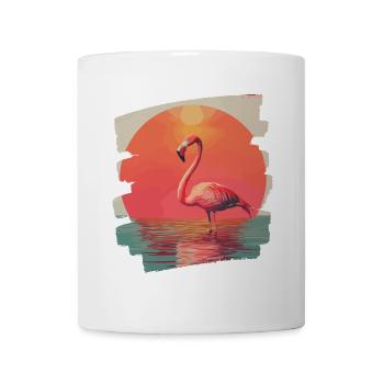 Flamingo - Tasse - Weiß - Vorne
