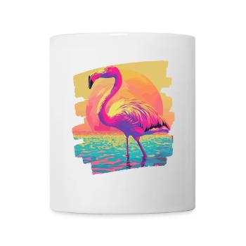 Flamingo - Tasse - Weiß - Vorne