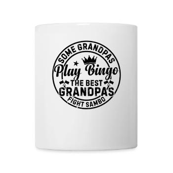 Some grandpas play bingo the best grandpas fight - Mug - white - Front