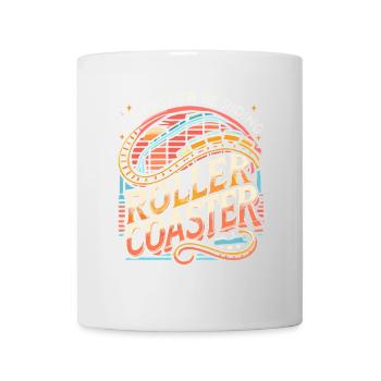 Ich würde lieber Achterbahn fahren - Tasse - Weiß - Vorne