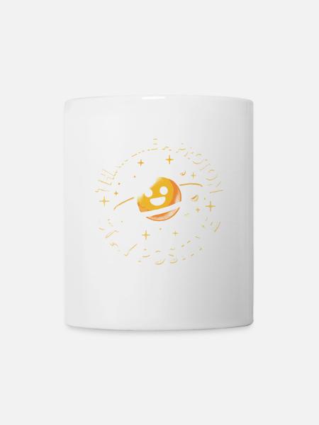 Denken wie ein Proton Positiv bleiben - Tasse - Weiß