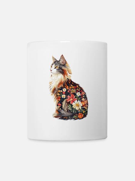 Maine Coon - Tasse - Weiß