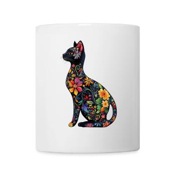 Russisch Blau Katze - Tasse - Weiß - Vorne