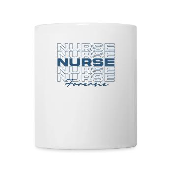 Infirmière médico-légale Infirmières médicales élégantes - Mug blanc - blanc - Devant