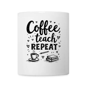 CoffeeTeach Repeat – Formation des formateurs d’enseignants - Mug blanc - blanc - Devant