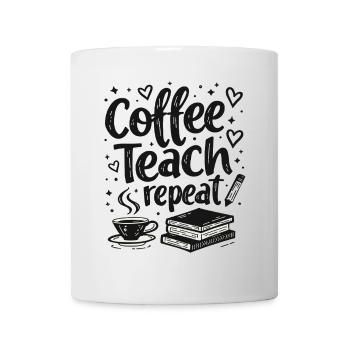 CoffeeTeach Repeat – Formation des formateurs d’enseignants - Mug blanc - blanc - Devant