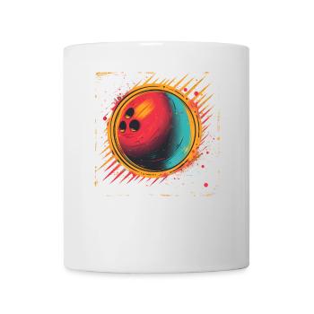 Bowling Vaporwave - Tasse - Weiß - Vorne