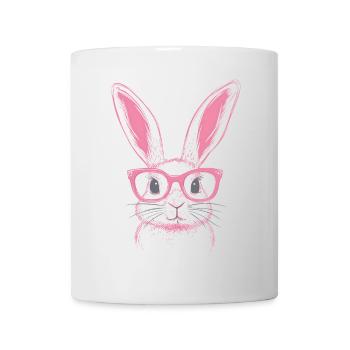 Lapin Lapin Lunettes Oreilles de Lapin Cadeau Lapin - Mug blanc - blanc - Devant