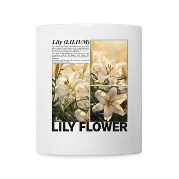 Fleur de lys Fleur de lys Botanique Esthétique Cadeau - Mug blanc - blanc - Devant