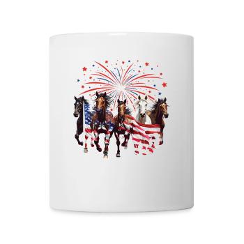 Ich Liebe Meinen Percheron An Die Scheune Und - Tasse - Weiß - Vorne