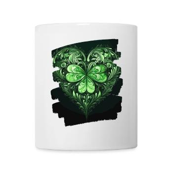 St. Patrick's Day Shamrock Heart - Mug - white - Front