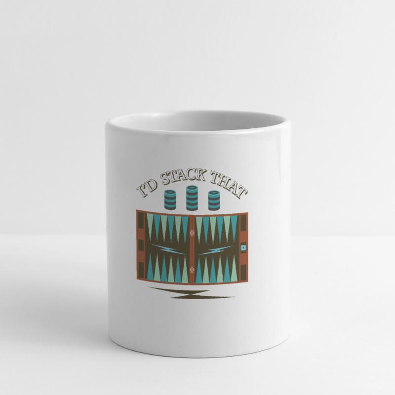 Backgammon Spiel Tasse