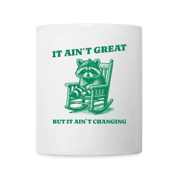 Ce n’est pas génial, mais ça reste comme ça - Mug blanc - blanc - Devant