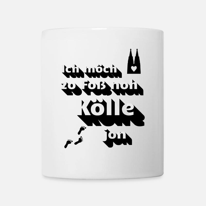 Köln Kölner Veedel Kölsch Kölner Dom Kölle Lustig - Tasse - Weiß