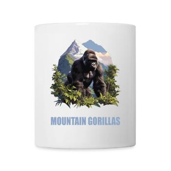 Gorilles de montagne Gorille de montagne - Mug blanc - blanc - Devant