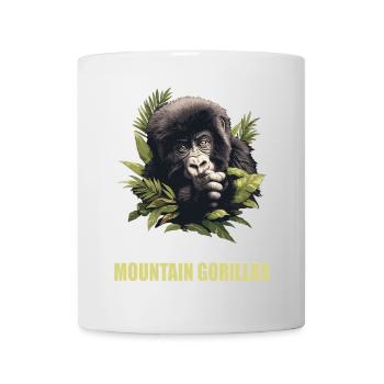Gorilles de montagne Gorille de montagne - Mug blanc - blanc - Devant