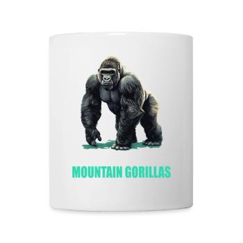 Gorilles de montagne Gorille de montagne - Mug blanc - blanc - Devant