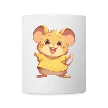 Mäuse Maus - Tasse - Weiß - Vorne