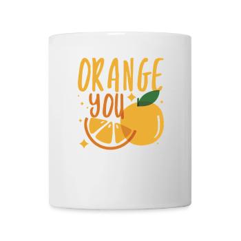 orange you glad to see me - Tasse - Weiß - Vorne