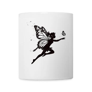 Elfe magique – Magie des fées au clair de lune - Mug blanc - blanc - Devant