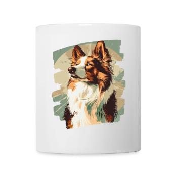 Collie - Tasse - Weiß - Vorne