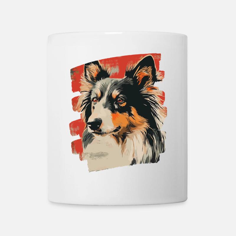 Collie - Tasse - Weiß