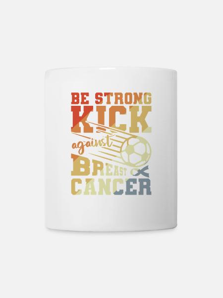 Fußball gegen Brustkrebs - Tasse - Weiß