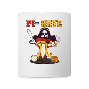Découvrez Pi-Rate Adventure pour le Pi Day - Mug blanc - blanc - Devant
