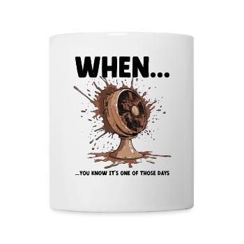 Murphy's Law Meme Katastrophe Büro Kollegen Lustig - Tasse - Weiß - Vorne
