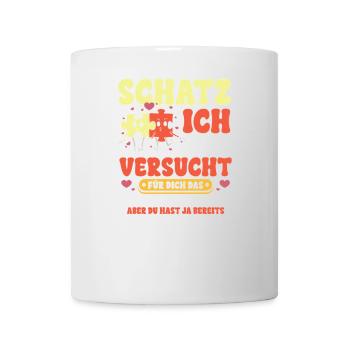 Schatz das beste Geschenk - Tasse - Weiß - Vorne