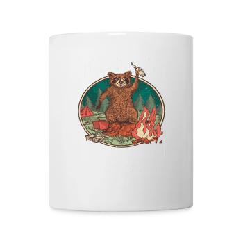 Camping Campfire Camper - Tasse - Weiß - Vorne
