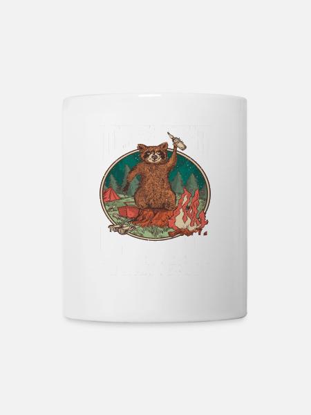 Camping Campfire Camper - Tasse - Weiß
