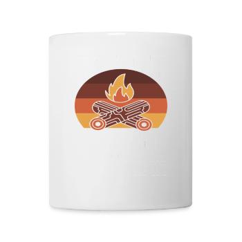 Camping Campfire Camper - Tasse - Weiß - Vorne