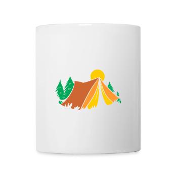 Camping Campfire Camper - Tasse - Weiß - Vorne