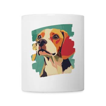 Beagle - Tasse - Weiß - Vorne