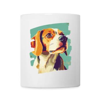 Beagle - Tasse - Weiß - Vorne