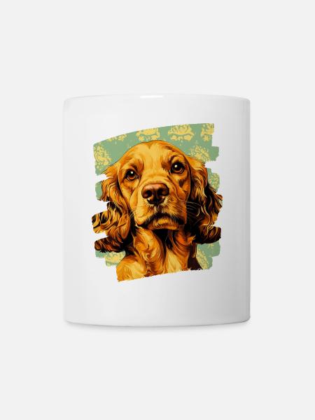 Cocker Spaniel - Tasse - Weiß