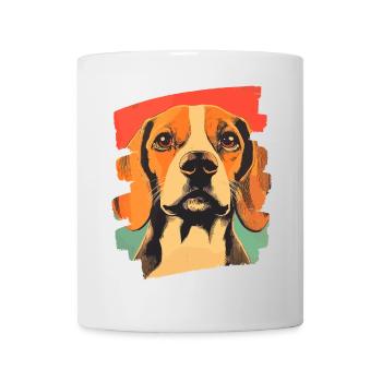 Beagle - Tasse - Weiß - Vorne