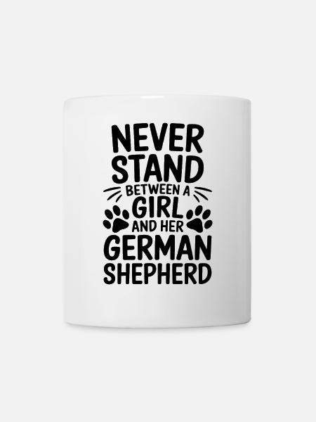 Deutscher Schäferhund Spruch Schäferhund Geschenk - Tasse - Weiß