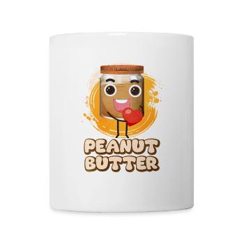 Erdnussbutter - Tasse - Weiß - Vorne