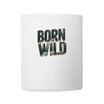 Born Wild: Nature-Inspired Typography - Mug - white - Front