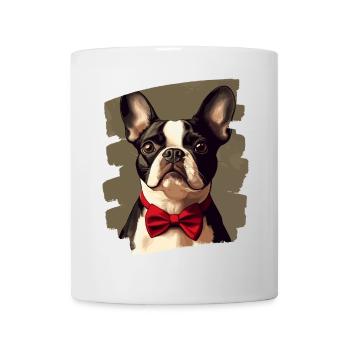 Boston Terrier - Mug blanc - blanc - Devant