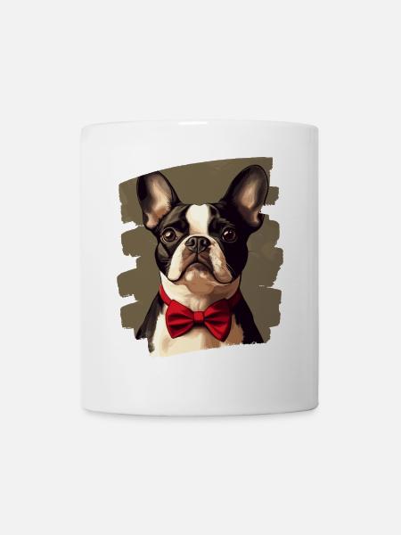 Boston Terrier - Tasse - Weiß
