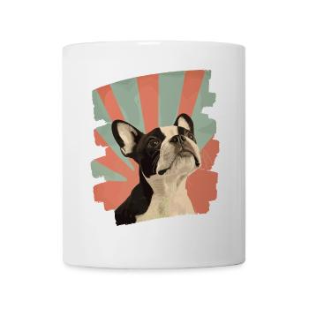 Boston Terrier - Mug blanc - blanc - Devant