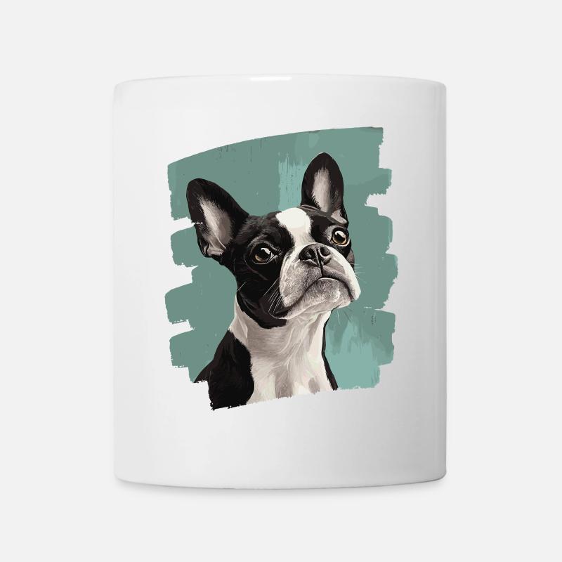 Boston Terrier - Tasse - Weiß