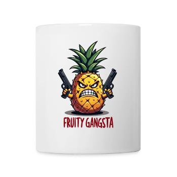 Pineapple Fruity Gangsta L’ananas le plus dur du monde - Mug blanc - blanc - Devant