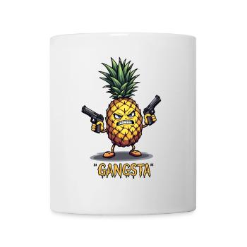 Pineapple Fruity Gangsta L’ananas le plus dur du monde - Mug blanc - blanc - Devant