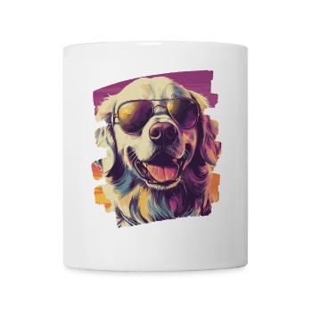 Golden Retriever - Tasse - Weiß - Vorne