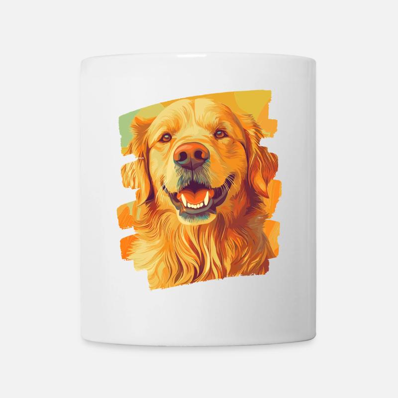Golden Retriever - Tasse - Weiß